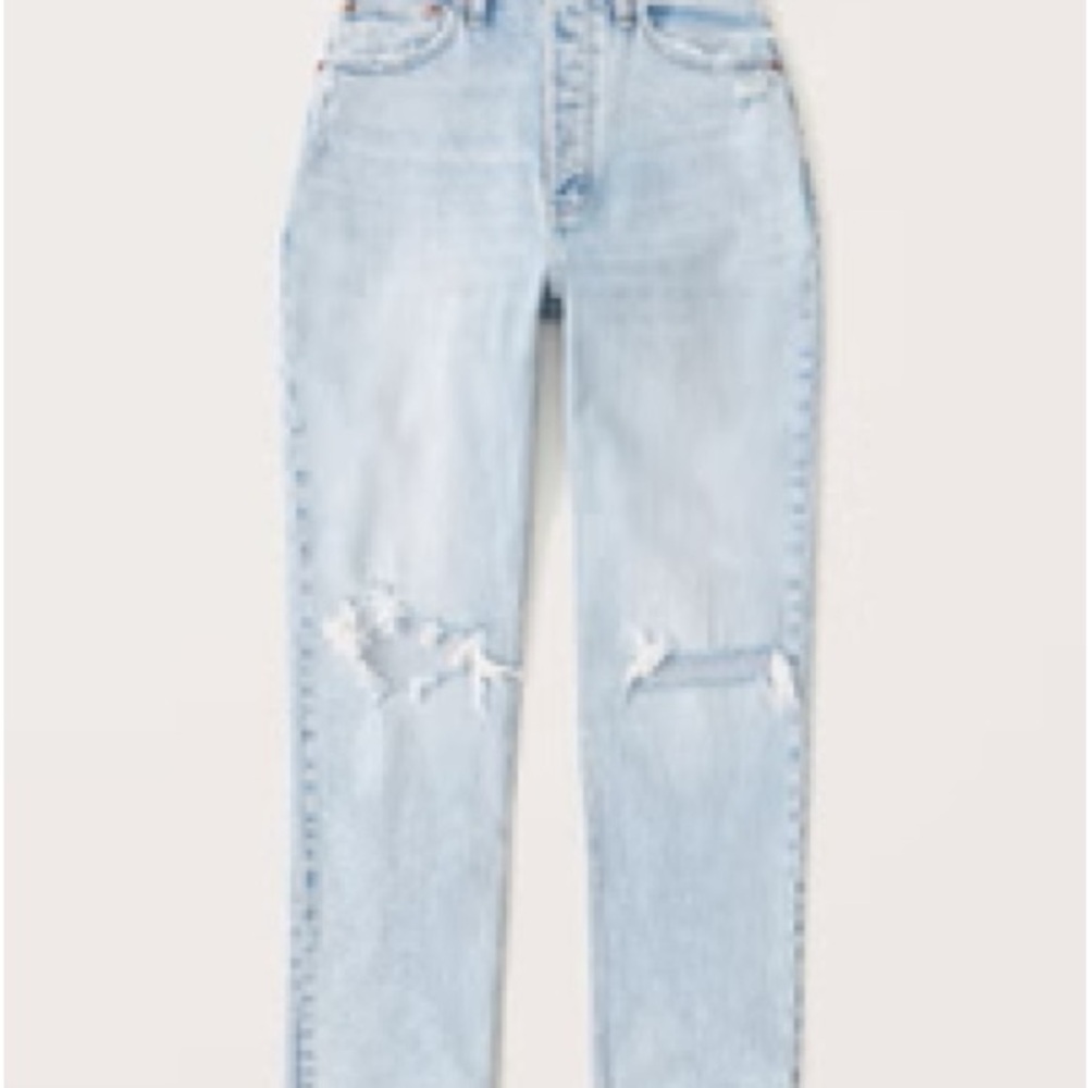 Abercrombie & Fitch Curve Love High Rise Dad Jean - Picture 5 of 6